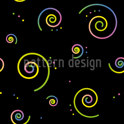 Neonhvirvler S&oslash;ml&oslash;s vektorm&oslash;nsterdesign