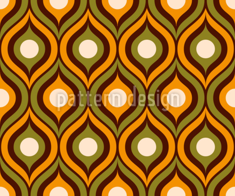 Moody Ogee Seamless Vector Pattern Design