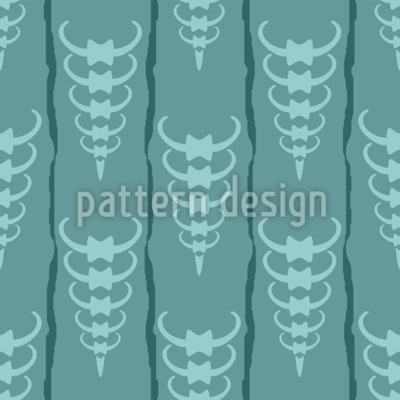 Abstract Animal Skeleton Seamless Vector Pattern Design