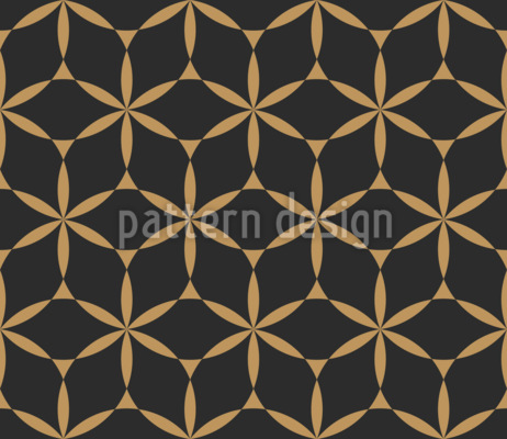 Grille florale de luxe subtile Motif Vectoriel Sans Couture