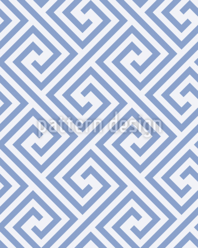 Espiral clave griega Estampado Vectorial Sin Costura