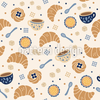 A Quiet Morning Seamless Vector Pattern Design