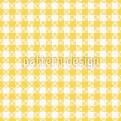 Sommerlicher Gingham Nahtloses Vektormuster
