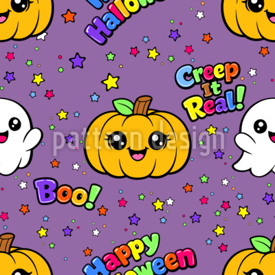 Halloween arcobaleno disegni vettoriali senza cuciture