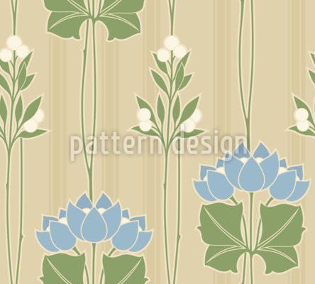Campanule Motif Vectoriel Sans Couture