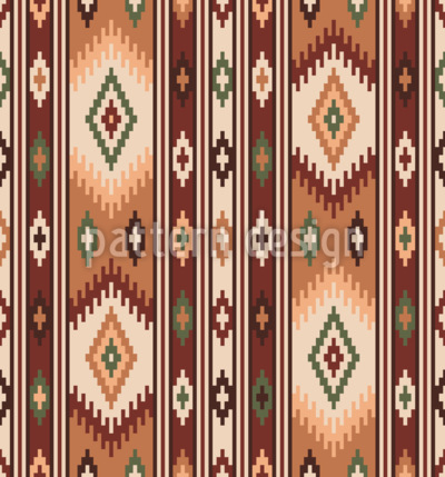 Rustykalny American Kilim bezszwowy wz&oacute;r wektorowy.