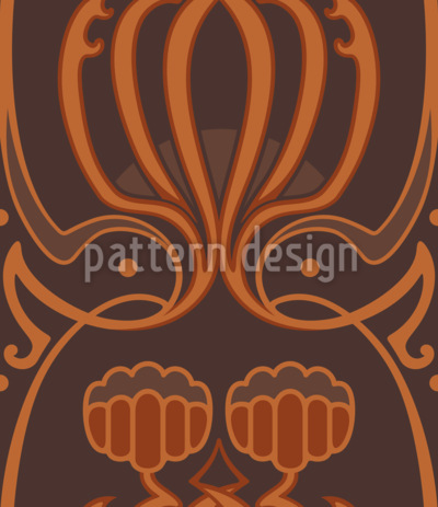 Ranuncular Tulips Seamless Vector Pattern Design