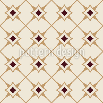 Grille &agrave; diamants Royal Retro Motif Vectoriel Sans Couture