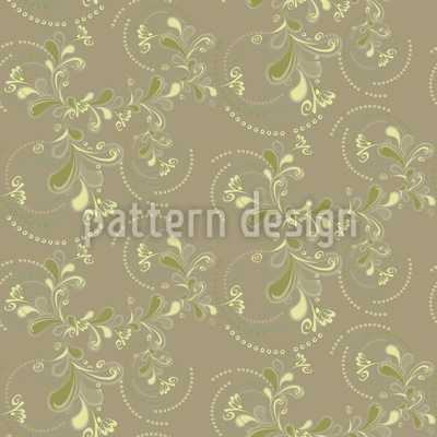 Fantastical Floral Flourishes Seamless Vector Pattern Design