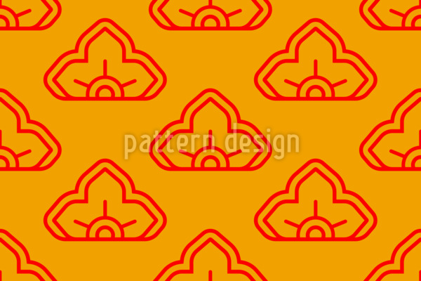 Thai Stil Nahtloses Vektormuster