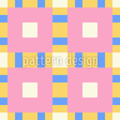 Verifica&ccedil;&atilde;o de quadrados aninhados pixelizados Design de padr&atilde;o vetorial sem costura
