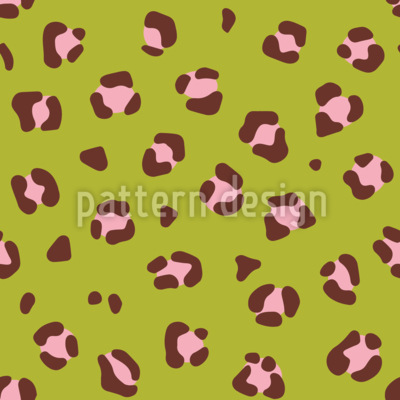Manchas de leopardo na primavera Design de padr&atilde;o vetorial sem costura