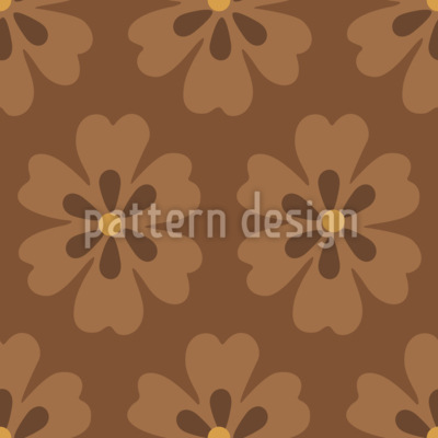 Fleur terreuse Motif Vectoriel Sans Couture