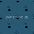 Un banco de peces Estampado Vectorial Sin Costura