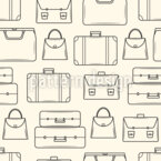 Equipaje de viaje Estampado Vectorial Sin Costura