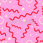 Confeti bailando Estampado Vectorial Sin Costura
