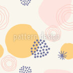 Tranquilidad abstracta Estampado Vectorial Sin Costura