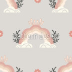 Arcoíris fantástico  Estampado Vectorial Sin Costura