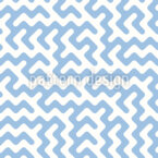 Ondas asombrosas Estampado Vectorial Sin Costura
