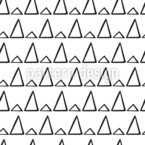 Cambiar los triángulos de Doodle Estampado Vectorial Sin Costura