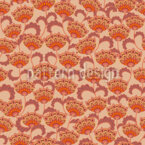 Flor de fantasía india Estampado Vectorial Sin Costura
