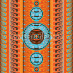 Pestañas orbitales Estampado Vectorial Sin Costura