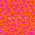 Neon leopardflekker Sømløs design med vektor