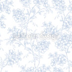 Elegante blomsterbuske Sømløs vektormønsterdesign