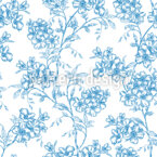 Elegantes ramas de rosas Estampado Vectorial Sin Costura