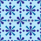 Simetría tranquila Estampado Vectorial Sin Costura