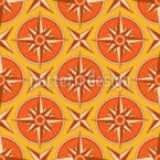 Estrellas que guían Estampado Vectorial Sin Costura