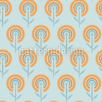 Flores abstractas en colores pastel Estampado Vectorial Sin Costura