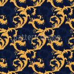 Ornamento barroco de lujo Estampado Vectorial Sin Costura