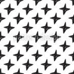 Abstrakte Doodle Stars Nahtloses Vektormuster