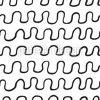 Linee arricciate astratte Doodle disegni vettoriali senza cuciture