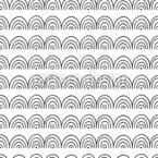 Doodle abstracto de arcoíris Estampado Vectorial Sin Costura