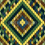 Rythme des serpents Motif Vectoriel Sans Couture