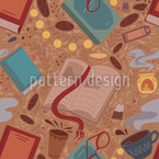 Velada acogedora Estampado Vectorial Sin Costura
