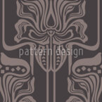 Iris fantastiques Motif Vectoriel Sans Couture