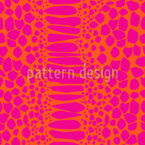 Neon Snake Skin Seamless Vector Pattern Design