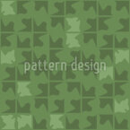 Cuadrícula botánica Estampado Vectorial Sin Costura
