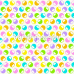 Caramelos alegres Estampado Vectorial Sin Costura
