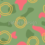 Interacción abstracta Estampado Vectorial Sin Costura