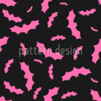 Silhouettes de chauve-souris variées Motif Vectoriel Sans Couture