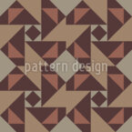 Armonía triangular Estampado Vectorial Sin Costura