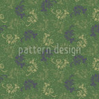 Floral armonioso Estampado Vectorial Sin Costura