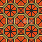 Octágonos de mosaico árabe Estampado Vectorial Sin Costura