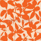 Elegante danza de formas botánicas abstractas Estampado Vectorial Sin Costura