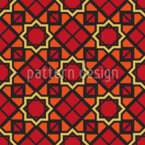 Arabische Mosaiksterne Nahtloses Vektormuster